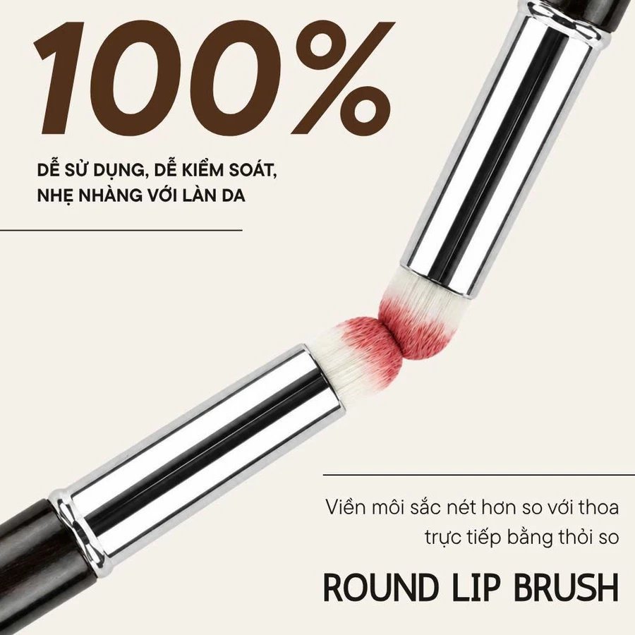 Cọ Môi Đầu Tròn BH Cosmetics Round Lip Brush BH060